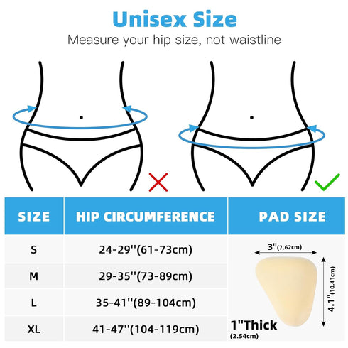 Tenbon Hernia Belt Truss, Support Brace for Single/Double Inguinal Hernia, Comfortable Material with Compression Pads