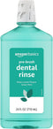 Amazon Basics Pre-Brush Dental Rinse, Green Mint, 24 Fluid Ounces, 1-Pack