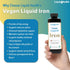 LIQUIDHEALTH Vegan Liquid Iron Supplement with SunActive & Ferrochel Iron, Natural Energy & Immune Support, 16 oz
