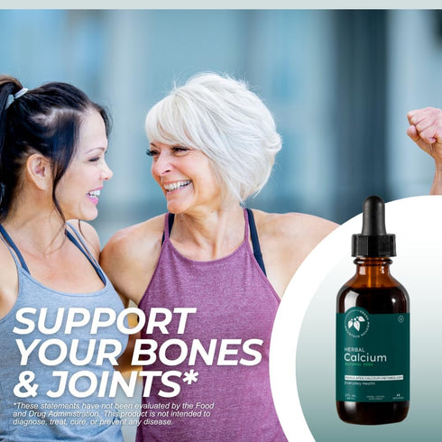 Mountain Meadow Herbs Herbal Calcium, Vegan Liquid Calcium Supplement for Bone & Teeth Support, 2 oz, High Absorption