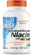 Doctor's Best TimeRelease Niacin 500 mg Tablets, Niaxtend NonGMO Vegan Gluten Free, 120 Count
