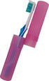 Toothbrush Holder (Pink) - Made in The USA. W/ventilation holes. by American Comb