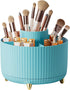 DASITON Large Capacity Makeup Brush Holder, 360 Rotating Organizer, 5 Slot Cup for Vanity Decor and Bathroom