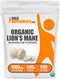 BulkSupplements.com Organic Lions Mane Mushroom Powder, Gluten Free - 1000mg per Serving, 500g (1.1 lbs) (Pack of 1)