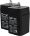 Mighty Max Battery ML5-6S -6 Volt 5 AH, Spring S2 Terminal, Rechargeable - Pack of