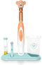 Beurer TB10 Kids Electric Toothbrush Kit - Fun Milo The Monkey Cap, 2 Extra-Soft Brush Heads, 2 Minute Timer