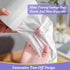 3 Gallon 80pcs+10pcs Small Clear Trash Bags - Strong Plastic Garbage Bags for Bathroom Trash Can Liners