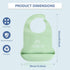 KoMvzyl 4 pieces adult bib Large silicone adult bibs with crumb catcher, adjustable waterproof clothes protector, Bibs