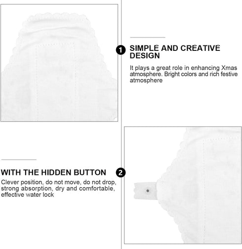 Ipetboom 3pcs 18cm Reusable Menstrual Cloth Pads Washable Cotton Sanitary Napkins Leak Proof Soft Sanitary Towels