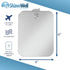 Shave Well Travel Anti-Fog Shaving Mirror, Portable Fogless Hanging Bathroom Shower Mirror
