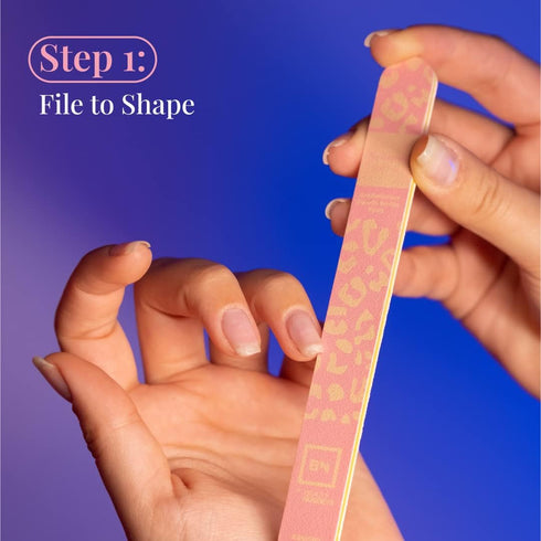 Made My Nails Buffer, Ultimate Shine 3 Way Nail Buffing Block with Professional Nail File 120/180 Grit