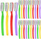 Hard & Firm Toothbrush, Stiff Bristle Brush for Smokers, Oral Care Teeth Whitening Cleaning, Travel Pack of 24