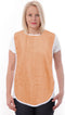 Nobles Health Care Products Pack of 6 Terry Adult Bib with hook and loop Closure (Peach)