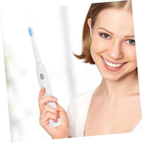 KOMBIUDA Electric Toothbrush with Five Speed Vibration Soft Bristle USB Rechargeable Battery Tooth Brush for Gentle