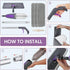 HOMSIER Spray Mop for Floor Cleaning - Microfiber Wet Dry Flat Mop with 550ML Refillable Bottle and 3 Washable Pads