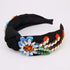 QTMY Rhinestone Crystal Headbands for Women, Hair Hoop Accessories Headwear Jewelry, 522 (Black)