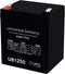 Universal UB1250 D5741 SLA Battery, 12V/5AH .187 Tt
