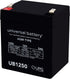 NP5-12 12V 5Ah SLA Home Alarm Battery UB1250