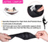 Shoe Insoles Women, Breathable Arch Support Insoles, 5D Sponge Comfort Insoles and High Heel Inserts (Black)