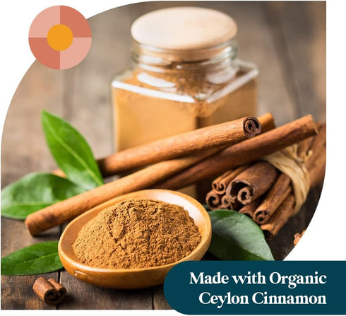 Pattern Wellness Berberine Supplement - Organic Ceylon Cinnamon, Antioxidant Support, 60 Non-GMO Capsules