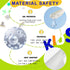 Kids Ice Pack, Reusable Hot or Cold Gel Cooling Pad for Injuries, Swelling, Pain Relief, and Tired Eyes (Fruit)