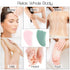 Jovivi Natural Rose Quartz Stone Gua Sha Scraping Massage Tool, Wing-Shape Healing Crystal Facial Massager