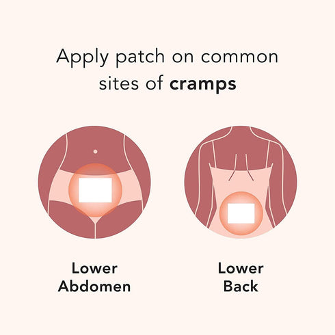 Rael Heating Pad, Herbal Heating Patches for Period Cramps, Ultra Thin Design, On The Go Size (6 Count)