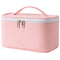 Makeup Bag by Meiyuuo, Medium Travel Pouch for Women, Waterproof Cute Toiletry Case (Light Pink)