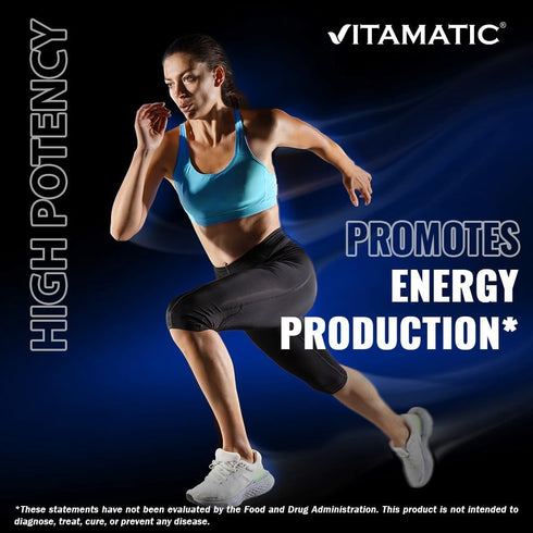 Vitamatic Vitamin B1 (Thiamine) 500mg - 120 Capsules