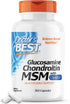 Doctor's Best Glucosamine Chondroitin MSM with OptiMSM Capsules, Joint Support Supplement, 360 Count