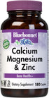 BlueBonnet Calcium Magnesium Zinc Caplets, 180 Count