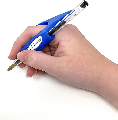 Grip Support for Writing and Art Tools, Medium Blue and Royal Blue
