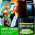 Maximum Strength Hemp Cream for Muscle, Joint, Back, Knee Relief - Natural Hemp Oil Extract Gel Rub