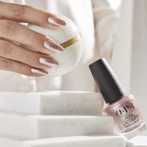 OPI Nail Lacquer Nail Polish - Sheer Light Nude Shimmer, Chip Resistant, Vegan, Fast Drying, Streak Free