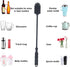 PEUTIER 3pcs Set Silicone Bottle Brush & Straw Cleaner Brush, Reusable Straw Cleaning Brush Water Cup Brush Extra Long