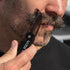 ZEUS Folding Mustache Comb - Handmade Saw-Cut Best Moustache Pocket Comb (Tortoiseshell) - K12