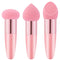 3Pcs Makeup Sponge, Facial Foundation Sponge, Professional Blending Sponge with Handle for Dry & Wet Use