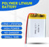 Qimoo 603038 3.7V 750mAh 603038 Pack PH2.0mm Lipo Battery Rechargeable Lithium Polymer Battery with JST Connector