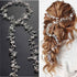 Yean Wedding Hair Vine, Long Bridal Headband Hair Accessories for Bride and Bridesmaid, 100cm / 39.3inches, Silver