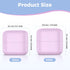 Travel Containers for Toiletries,TSA Approved 1.7oz Travel Size Containers, Leak-proof Travel Essentials with Lid for Cosmetic Face Hand Body Cream by Lhelca