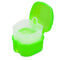 Colorful Plastic Dental Orthodontic Retainer Container Cleaning Case, Mouthguard Storage Soaking Case for Travel