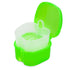 Colorful Plastic Dental Orthodontic Retainer Container Cleaning Case, Mouthguard Storage Soaking Case for Travel