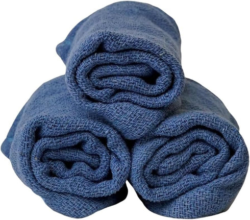 Premium Huck Towels, 100% Cotton Bulk Surgical Towel for General Cleaning, Auto Shop, Hospital Use, Super Absorbent,