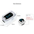 Adult Pulse Oximeter with Large LED Screen, Accurate Heart Rate Meter, Carry Lanyard and Bag - Silver