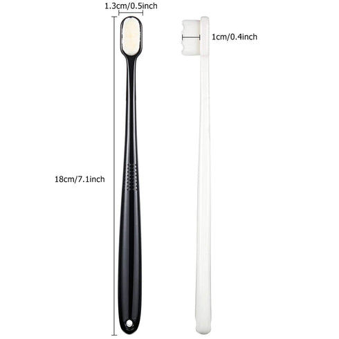 4 Pieces Extra Soft Toothbrushes for Sensitive Gums, 20000 Soft Bristles for Elderly, Adults, Kids, Braces