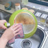 RHQQ 12 Pcs Non Scratch Wire Dishcloth Multipurpose Wire Dishwashing Rag for Wet and Dry Double Layers Reusable Wire