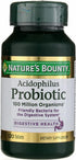 Nature's Bounty Probiotic Acidophilus Tablets, 120 ea (Pack of 5)