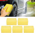 KIMISS Car Sponge Pad, Handheld Nonslip Shape Washing Cleaner Tool for Car Auto Motorcycle (5pcs)
