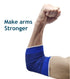 Elbow Compression Sleeves, Arm Support Sleeves for Sports Protection and Pain Relief, 1 Pair, Tennis Golfer's Elbow