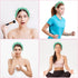 Spa Headbands for Washing Face - 3 Pc Set of Skincare Headbands with Wristbands, Cute Hair Accessories